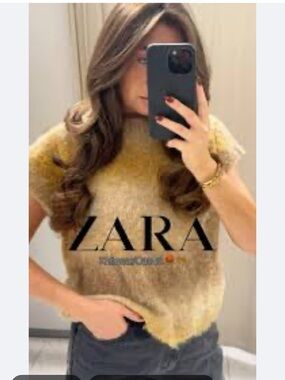 Zara Degradé Ombré Knit Vest